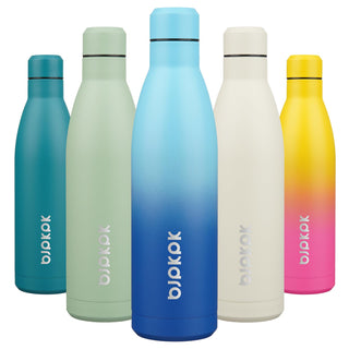 BJPKPK 17oz Insulated Water Bottles Stainless Steel Sports Water Bottles Keep Cold and Hot for Travel Dishwasher Safe,Olive Green