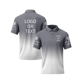 Custom Polo Shirts for Men Women Design Your Own Text Logo Image Personalized Printed Golf Work Shirts Business Casual