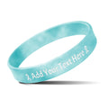 Teal White Swirl