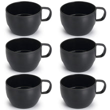 Coffee Mugs Set of 6, Coffee Cups 12oz, Durable Light Weight Plastic Mugs for Home, Outdoor, Picnic, Camping, Idea Birthday Gift