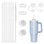 Clear Straw*6 + Cover*2 + Plug*4