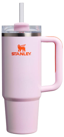 STANLEY Quencher H2.0 Tumbler with Handle and Straw 30 oz | Flowstate 3-Position Lid | Cup Holder Compatible for Travel | Insulated Stainless Steel Cup | BPA-Free | Rose Quartz 2.0