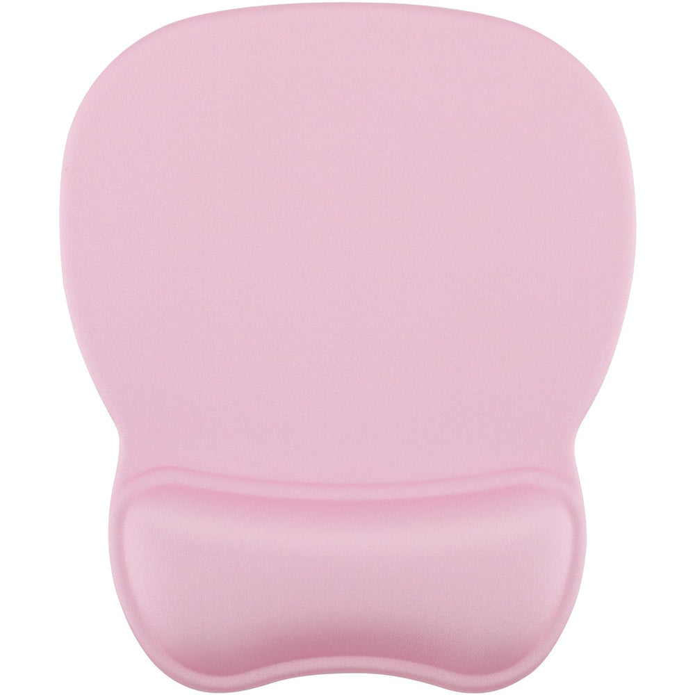 MROCO Ergonomic Mouse Pad with Gel Wrist Rest, 9.4 x 8.1 in, Black | Ergonomic Shape Design for Pain Relief, Cooling Feel Gel Cushioning for Wrist Comfort, Smooth Lycra Surface, Non-Slip PU Base