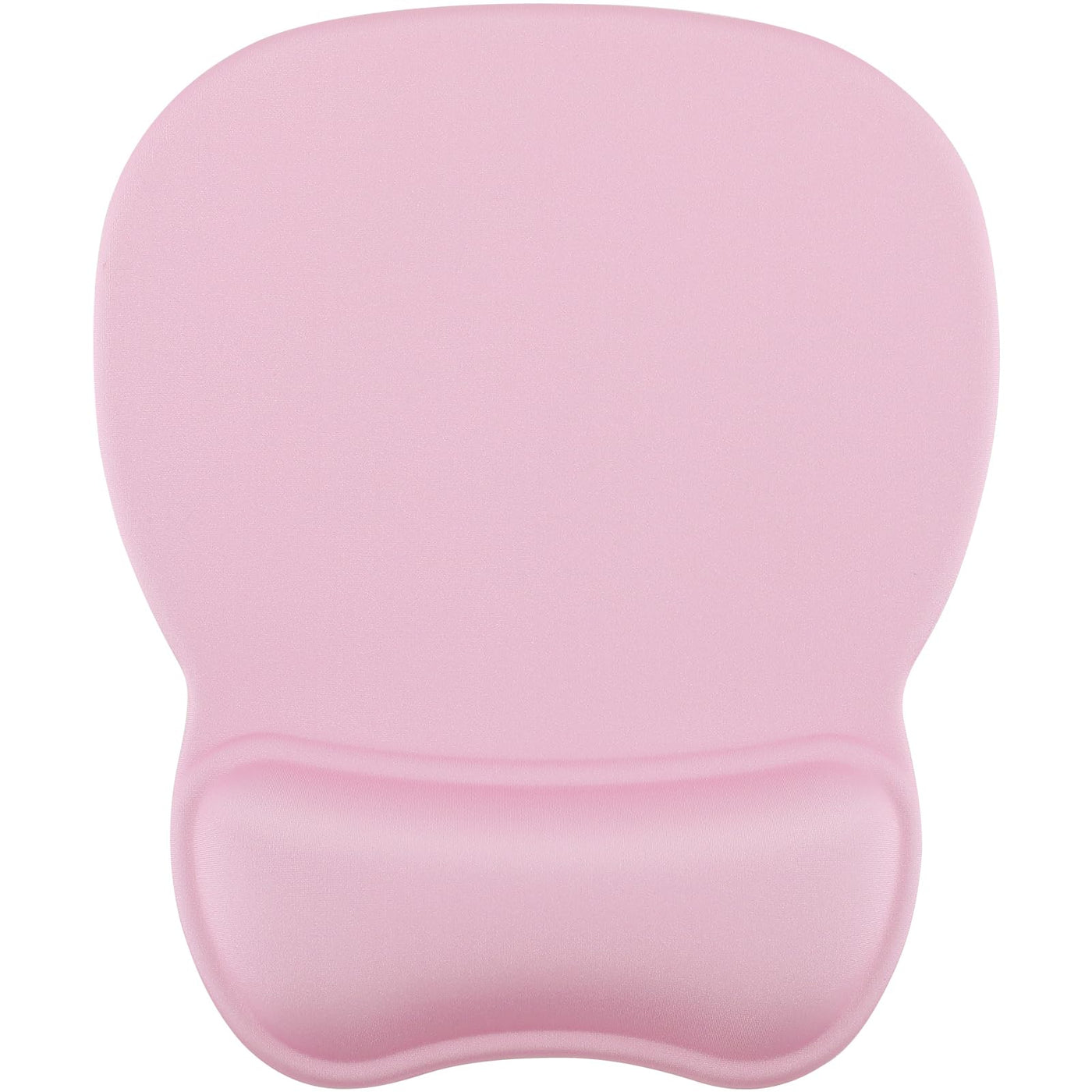 MROCO Ergonomic Mouse Pad with Gel Wrist Rest, 9.4 x 8.1 in, Black | Ergonomic Shape Design for Pain Relief, Cooling Feel Gel Cushioning for Wrist Comfort, Smooth Lycra Surface, Non-Slip PU Base