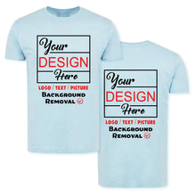 Personalized Image/Text for Your Company/Wedding/Greetings with Digital Printing | Unisex Adult | Custom T-Shirt