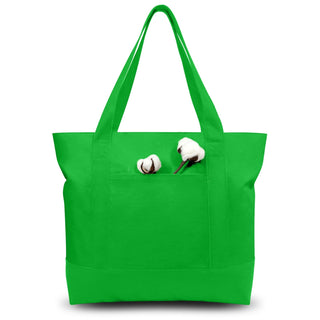TOPDesign 1 | 3 | 6 | 30 Pack Canvas Tote Bag with an External Pocket, Reusable Grocery Shopping Bag, Top Zipper Closure, Daily Essentials (Black/Natural Pack of 1)