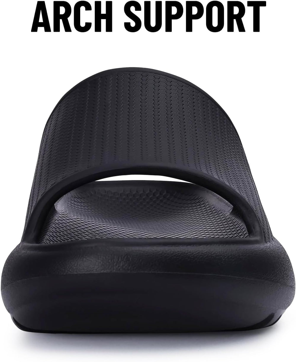 Comwarm Cloud Slide Sandals for Women Men Ultra Comfort Recovery Pillow Slippers Soft Summer Beach Shoes with Low Arch Support