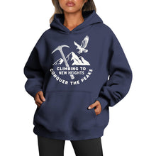 Womens 2025 Oversized Hoodie Graphic Pullover Sweatshirt Fall Winter Long Sleeve Warm Casual Top with Kangaroo Pocket