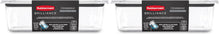 Rubbermaid Brilliance Tritan Plastic Food Storage Containers BPA Free Airtight Lids Ideal for Lunch Meal Prep & Leftovers Set of 5 (3.2 Cup)