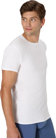 Hanes Men's Undershirt T-Shirts Pack, 5-Pack, Crewneck Or V-Neck T Shirts for Men, Wicking Stretch-Cotton Clothing