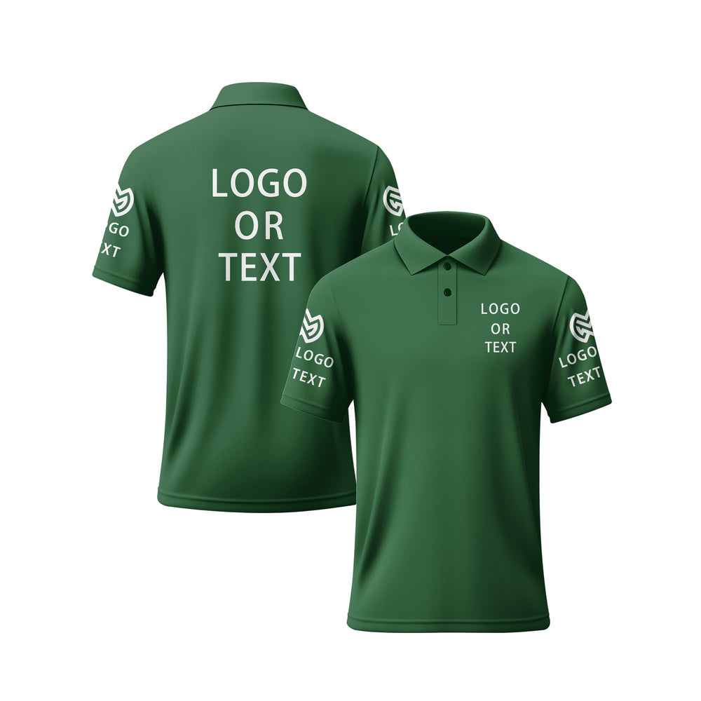 Custom Polo Shirts for Men Women Design Your Own Text Logo Image Personalized Printed Golf Work Shirts Business Casual