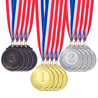 Gold Silver Bronze Award Medals-Winner Medals Gold Silver Bronze Prizes for Competitions, Party, 2 Inches