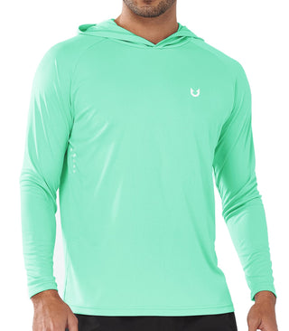 NORTHYARD Men's UPF 50+ Rash Guard Hoodie Long Sleeve Sun Protection Shirt Fishing Swim Beach Hiking Quick Dry Lightweight