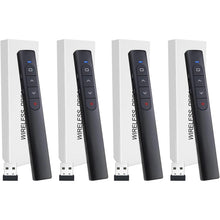 Wireless Presenter Remote, Presentation Clicker with Hyperlink & Volume Remote Control PowerPoint Office Presentation Clicker for Keynote/PPT/Mac/PC/Laptop(Battery Included)