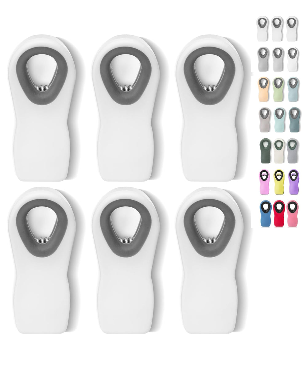 Mr. Pen- Magnetic Chip Clips, 6 Pack, Airtight Seal Reusable Bag Closers for Food Storage, Snacks, Bread & Kitchen Organization, Strong Plastic Clips for Refrigerator Use