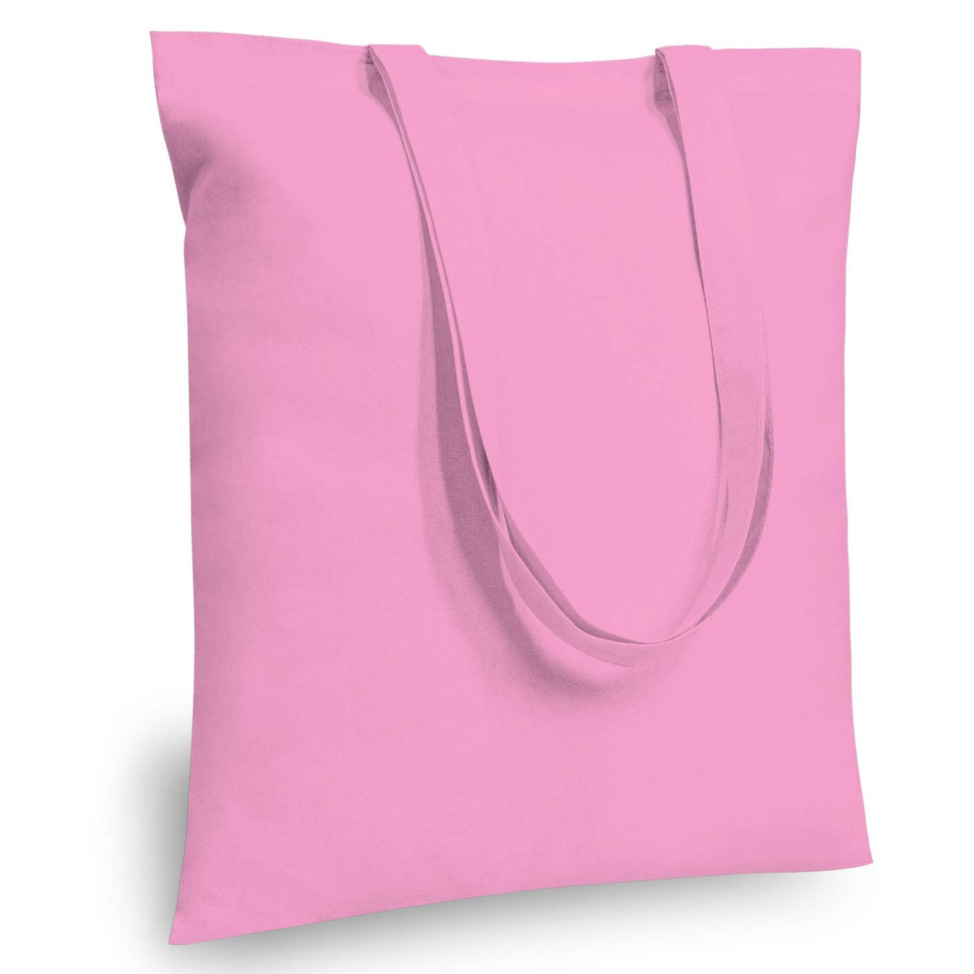 TOPDesign 5 | 12 | 24 | 48 | 192 Pack Economical Cotton Tote Bags, Lightweight Medium Reusable Grocery Shopping Cloth Bags, Suitable for DIY, Advertising, Promotion, Gift, Activity (5-Pack)