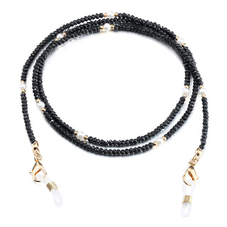 humlbird Mask Lanyard Eyeglasses Chain Healing Crystal Beaded Sunglasses Chains with Pearl for Women