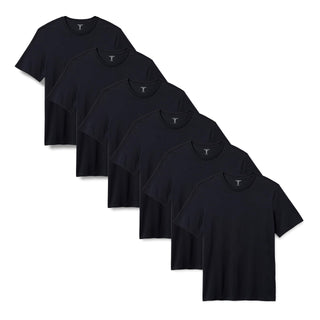 Amazon Essentials Men's Regular-Fit Short-Sleeve T-Shirt, Pack of 6