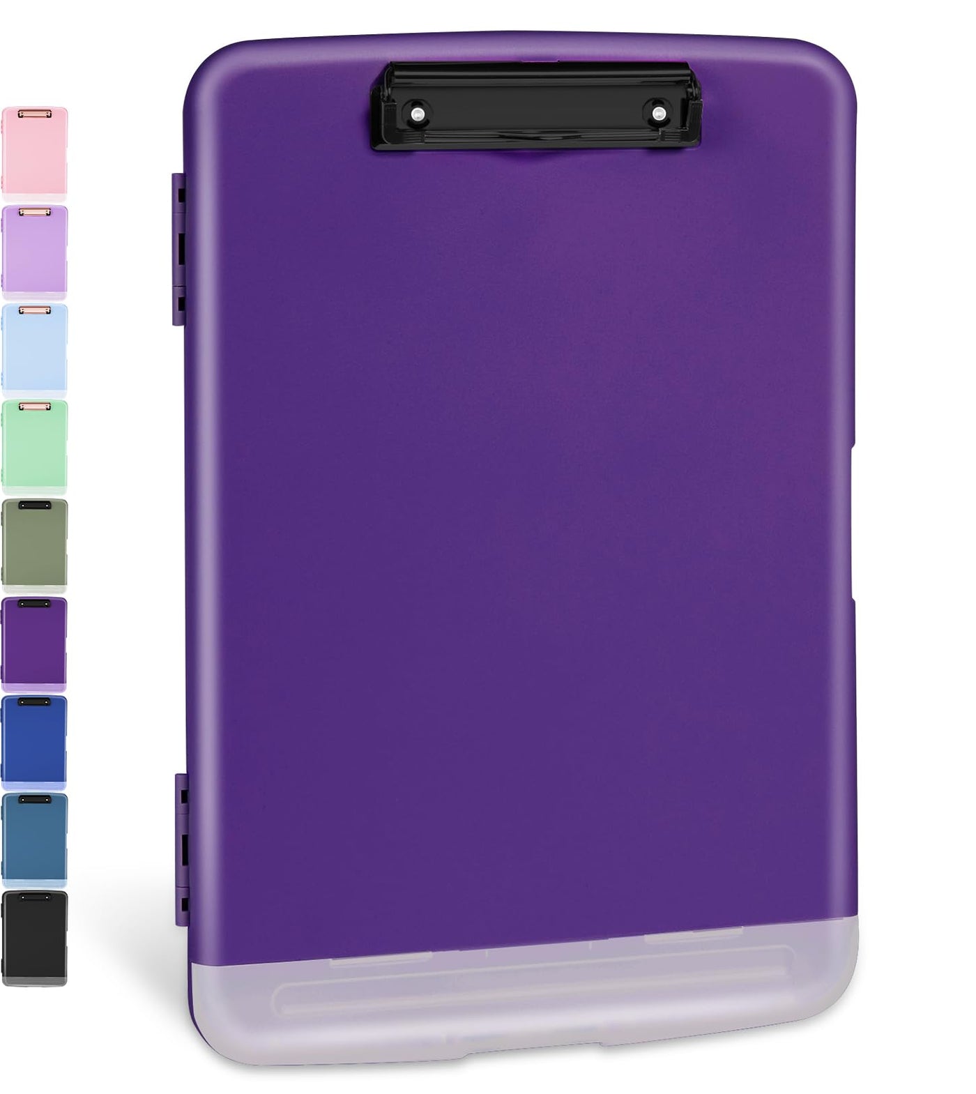 Sooez Clipboards with Storage, High Capacity Clip Boards 8.5x11 with Storage, Heavy Duty Nursing Clipboard Folder, Plastic Clipboard with Pen Holder for Women Teachers Work, School & Office Supplies