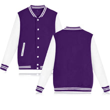 babyhealthy Women's Men's Varsity Baseball Jacket Casual Letterman Bomber Jacket Windbreaker Lightweight Jacket Coat