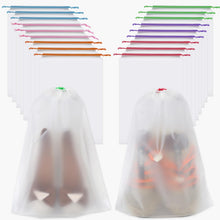 Vivinin 18 Pack Shoe Bags - 11.8in x 15.7in, Storage Bags for Packing, Travel Essentials for Men and Women