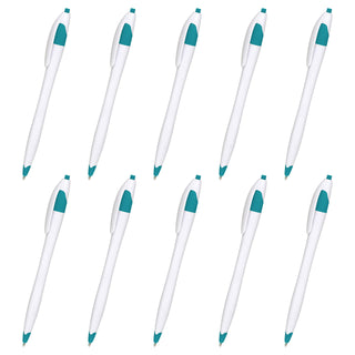 DISCOUNT PROMOS Personalized Ballpoint Pens Bulk Pack of 4-5,000 counts Black Ink, Slim & Curvy Design, Retractable, Ideal for Office, Corporate Merchandise, Tradeshows- Black