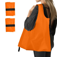 Washable Reusable Grocery Bags, Foldable Reusable Shopping Bags, Polyester Tote, Pocket Size Carrier