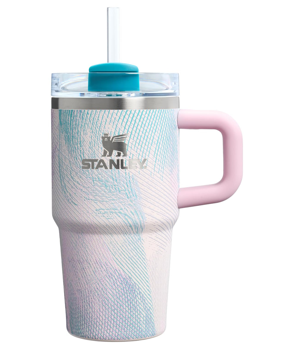 STANLEY Quencher H2.0 Tumbler with Handle and Straw 30 oz | Flowstate 3-Position Lid | Cup Holder Compatible for Travel | Insulated Stainless Steel Cup | BPA-Free | Rose Quartz 2.0