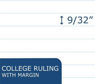 ROARING SPRING Environotes College Ruled Spiral Notebook, 1 Subject Recycled School Notebook with Storage Pocket, 11" x 9", 80 Perforated Sheets 20 lb Paper, 3 Hole Punched, Made in USA