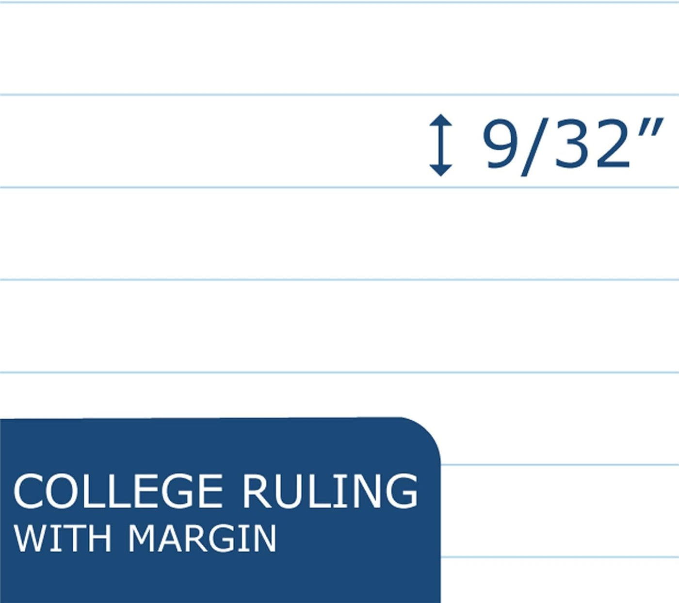 ROARING SPRING Environotes Recycled Spiral Notebook, College Ruled 1 Subject Notebook, 11" x 9", 80 Perforated Sheets, 20 lb Recycled Paper, Double Pocket, 3 Hole Punched, Made in USA