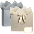 2PCS-Medium-Champagne Silver