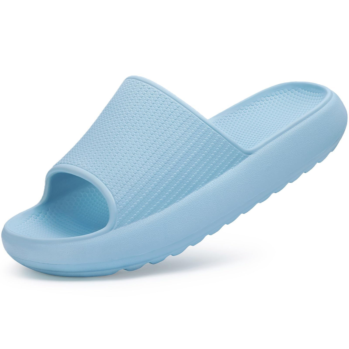 Comwarm Cloud Slide Sandals for Women Men Ultra Comfort Recovery Pillow Slippers Soft Summer Beach Shoes with Low Arch Support
