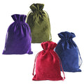 Red, Moss Green, Navy Blue, Purple
