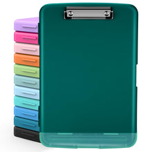 Sooez Clipboards with Storage, High Capacity Clip Boards 8.5x11 with Storage, Heavy Duty Nursing Clipboard Folder, Plastic Clipboard with Pen Holder for Women Teachers Work, School & Office Supplies