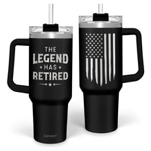 SANDJEST Dad Gift from Daughter, 40oz Stainless Steel Insulated Coffee Tumbler With Lid & Straw, Travel Cup Gift for Dad, Christmas Birthday Father's Day