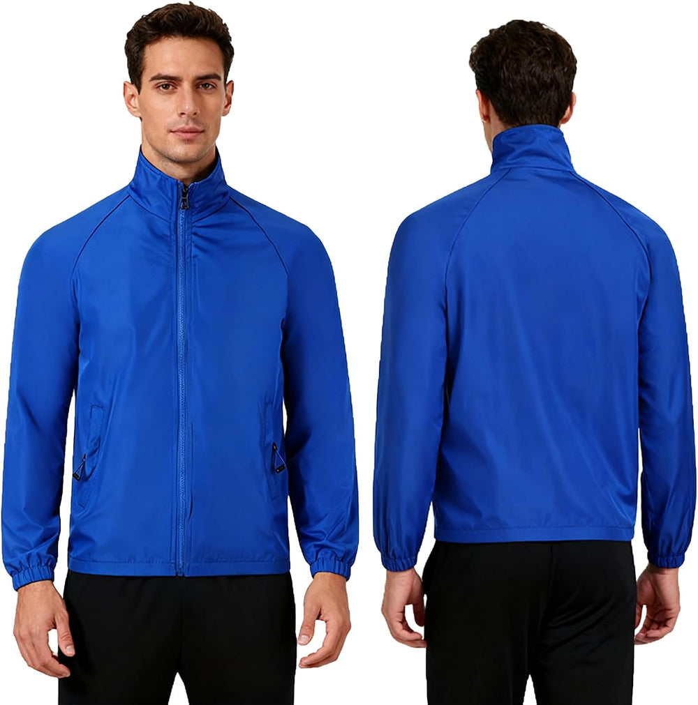 Personalised Windbreaker Custom Waterproof Jacket with Logo Print Breathable Rain Coat for Outdoor Travel & Workwear