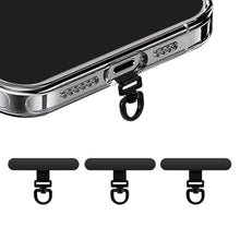 Yojaro 360° Rotating Stainless Steel Phone Tether Tab (3-Pack) - Universal for iPhone & Other Phones (Fits Wristbands/Necklaces/Crossbody Straps)