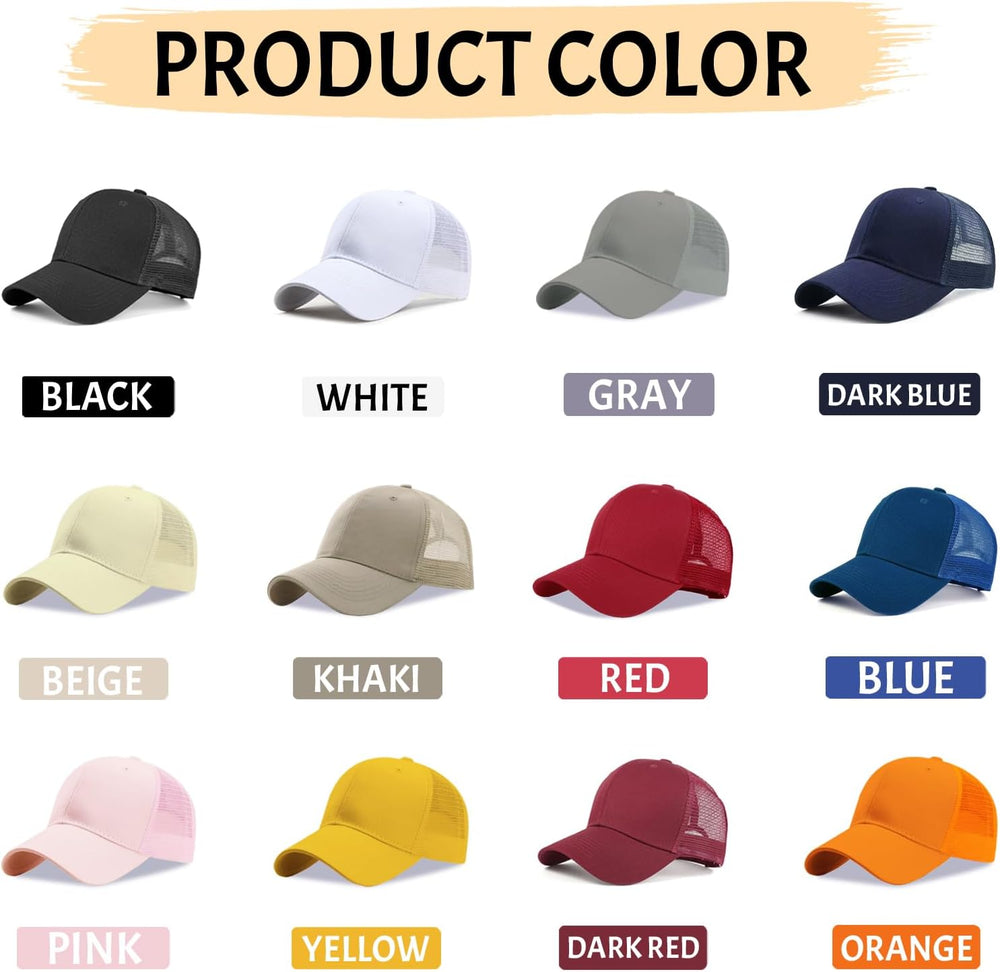 Custom Baseball Cap with Embroidery Text Logo and Print Photo,Image, Personalized Adjustable Summer Sun Hat Unisex