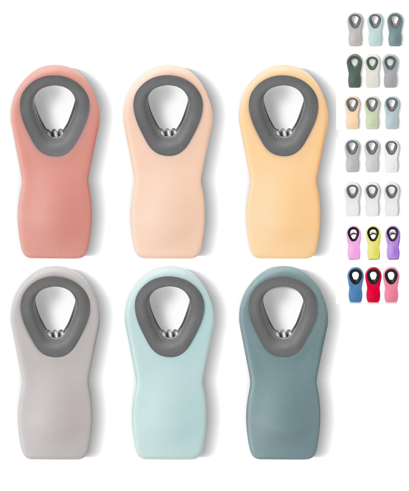 Mr. Pen- Magnetic Chip Clips, 6 Pack, Airtight Seal Reusable Bag Closers for Food Storage, Snacks, Bread & Kitchen Organization, Strong Plastic Clips for Refrigerator Use