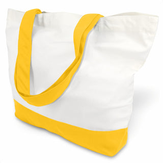 TOPDesign 1 | 3 | 6 | 12 | 24 Pack Super Strong Large 12oz Cotton Canvas Tote Bag, Reusable Grocery Shopping Cloth Bag, Fashionable Two-Tone Tote for Crafts, DIY Your Creative Designs (Pack of 1)
