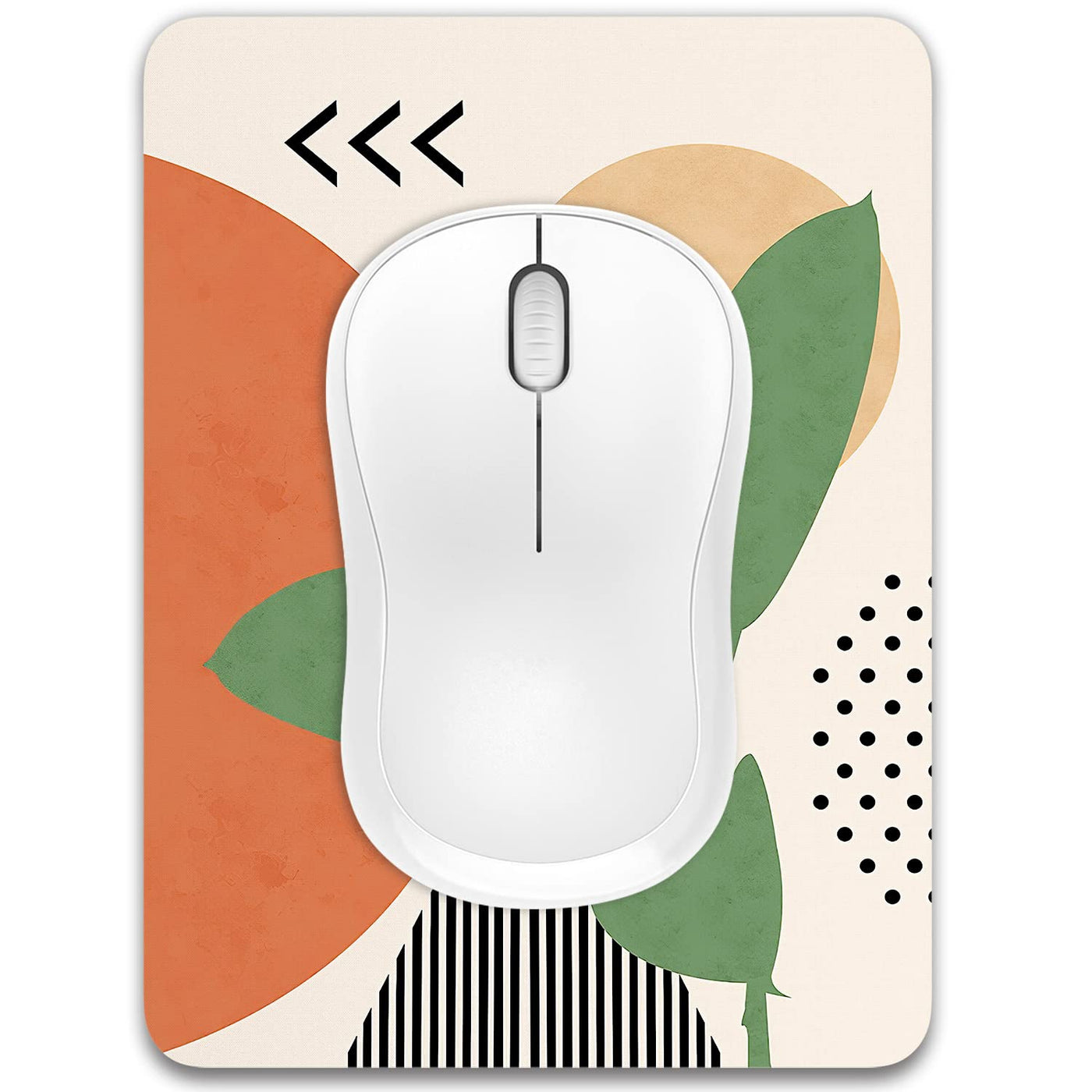Dapesuom Small Mouse Pad, 5 x 6 Inch Thick Rubber Premium-Textured Non-Slip Portable & Washable Mini Mouse Mat for Women Men Wireless Laptops Keyboard Tray Gaming Work Computer Travel, Jet Black