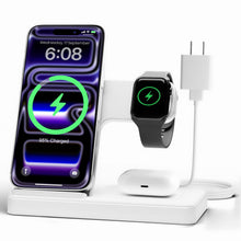 Wireless Charger iPhone Charging Station: 3 in 1 Charger Stand Multiple Devices for Apple - iPhone 17 16e 16 15 14 Pro Max 13 12 11 - Watch 11 10 9 8 7 6 5 4 3 2 SE and Ultra Series - Airpods 4 3 Pro