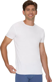 Hanes Men's Undershirt T-Shirts Pack, 5-Pack, Crewneck Or V-Neck T Shirts for Men, Wicking Stretch-Cotton Clothing