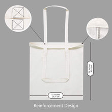 TOPDesign 5 | 12 | 24 | 48 | 192 Pack Economical Cotton Tote Bags, Lightweight Medium Reusable Grocery Shopping Cloth Bags, Suitable for DIY, Advertising, Promotion, Gift, Activity (5-Pack)