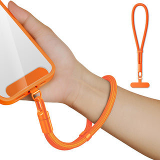 saxsion Lanyard for Phone, Self-Locking Phone Wrist Strap with 0.4mm Ultra-Thin Clip & 360° Hook, Anti-Drop Strap (Purple)
