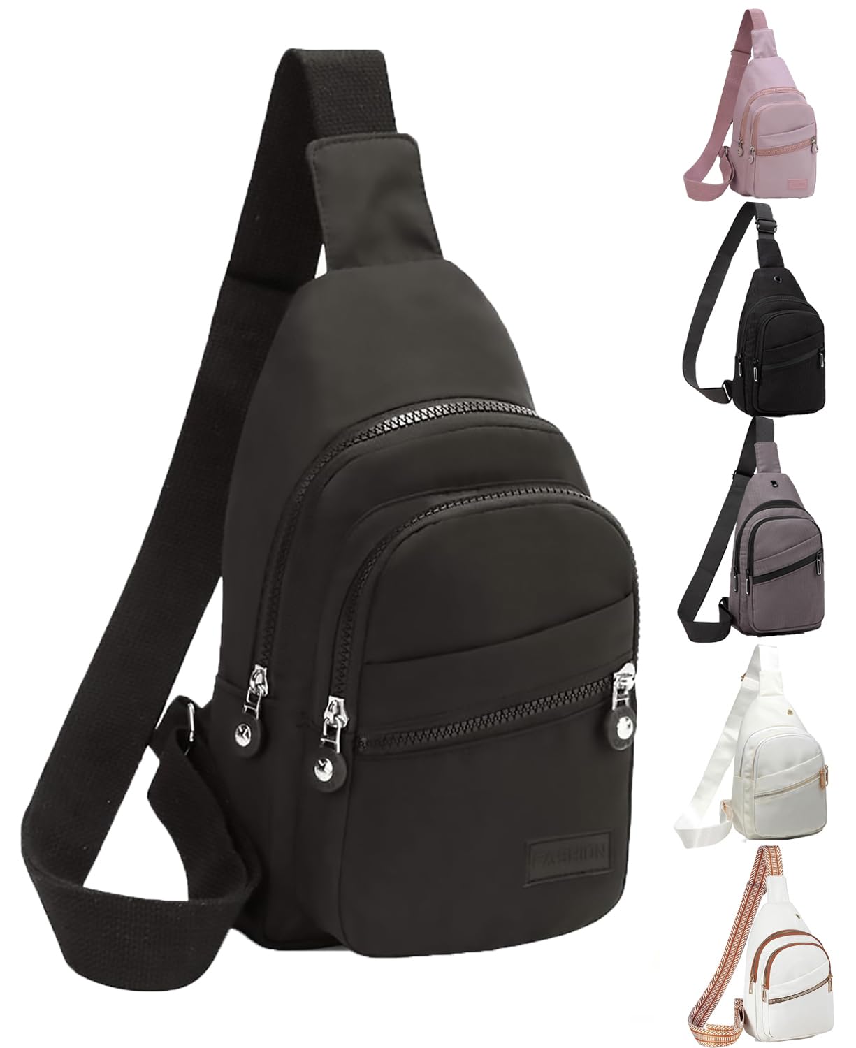 EVANCARY Small Sling Bag Crossbody Bags for Women Men, Sling Backpack Chest Daypack Cross Body Bag for Travel Outdoor