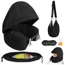 DreamShore Travel Pillow for Extra Luggage: Stuffable Neck Pillow with Adjustable Neck Size | Fits 3+ Days of Travel Essentials | Transformable Carry-On Solution | Soft Velvet Cover | No Filler