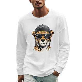 domirica Oversized Solid Cotton Blend Graphic Mens Hoodies Pullover Crewneck Long Sleeve Loose Fit Soft Sweatshirts
