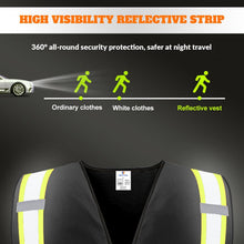 BeautyWill Custom Safety Vest Logo Class 2 High Visibility Reflevtive Vest Outdoor Protective Workwear