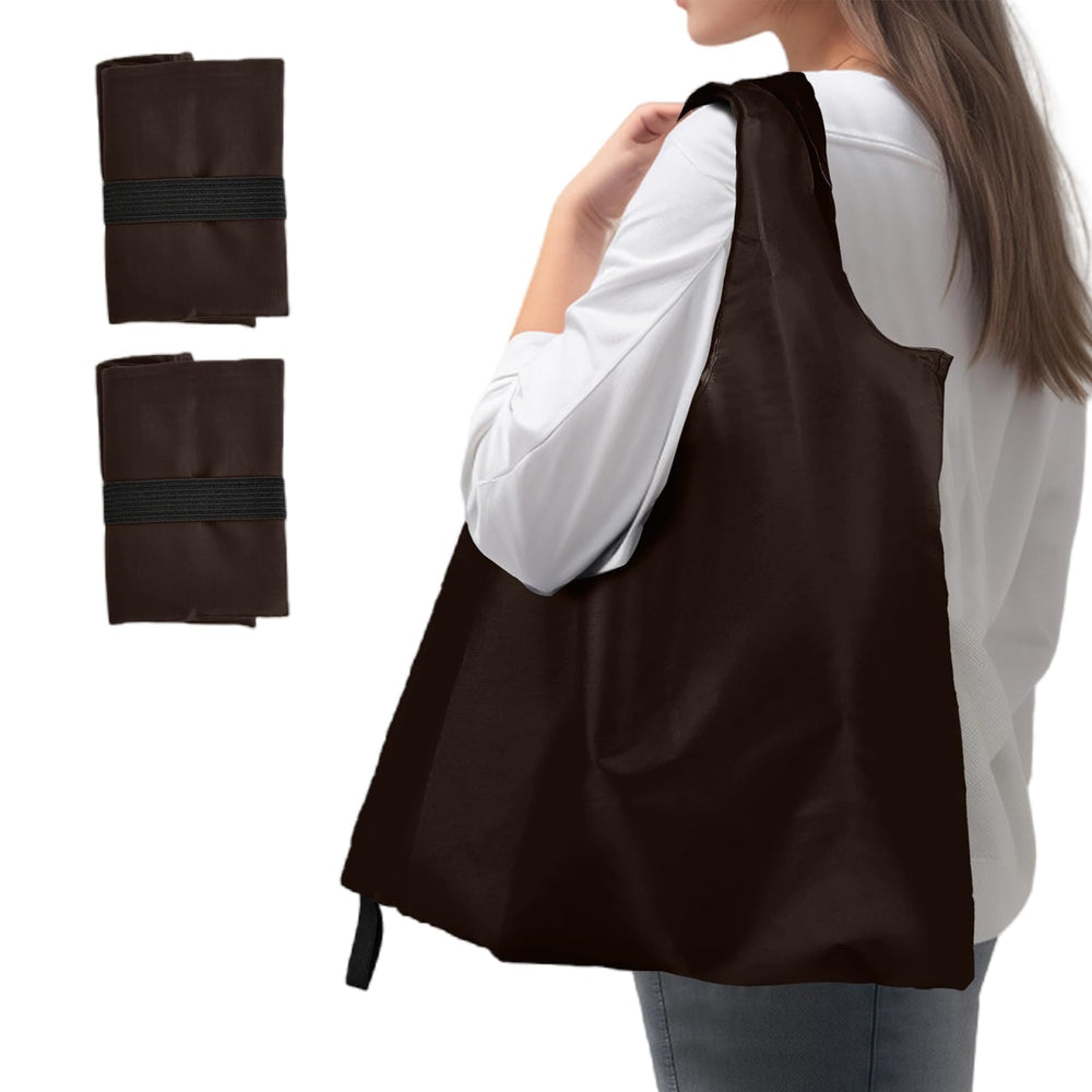 Washable Reusable Grocery Bags, Foldable Reusable Shopping Bags, Polyester Tote, Pocket Size Carrier
